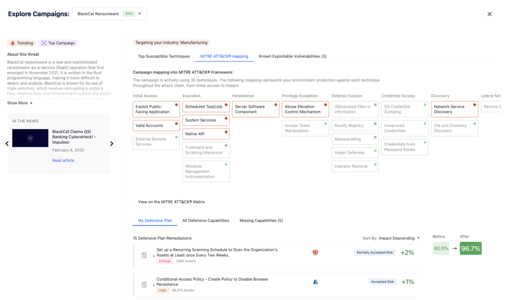 Threat and Control mappng